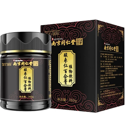 Nanjing tongrentang Sour Jujube Cream Cream Lily Poria Tea Meng Ling Pill Capsule может быть в паре с успокаивающим спальным супом ZH