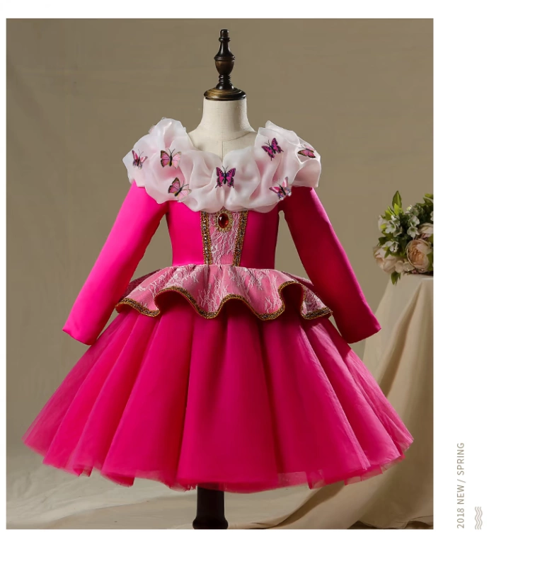 Arlo Princess Dress Ngày trẻ em Chính hãng Váy ngủ đẹp cho bé gái Váy sinh nhật Rapunzel - Váy