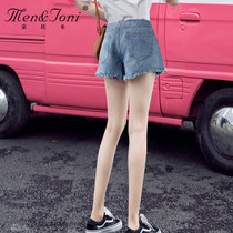 Men & Joni montomi pregnant pants summer thin leggings outside wear pregnant denim shorts fashion style