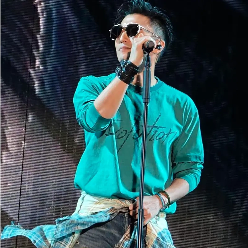 Nicholas Tse's Evolution Concert Same Style Pure Cotton Short-Sleeve T-Shirt Merchandise Support Clothing Shenyang Unisex Style