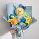 Disney Winnie the Pooh Shirley Rose ນໍາສະແດງໂດຍກາຕູນ Plush Doll Bouquet ຂອງຂວັນວັນເດືອນປີເກີດສ້າງສັນຮູບພາບຈົບການສຶກສາ