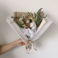 Маленький грейпфрут (с легкой струной и прозрачным подарочным пакетом)