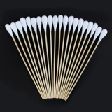 Сверхдлинные хлопковые одноразовые длинные ватные палочки, 20см