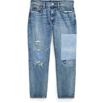 Ralph Lauren Womens 24 Summer Loose Tapered Cotton Jeans RL25624