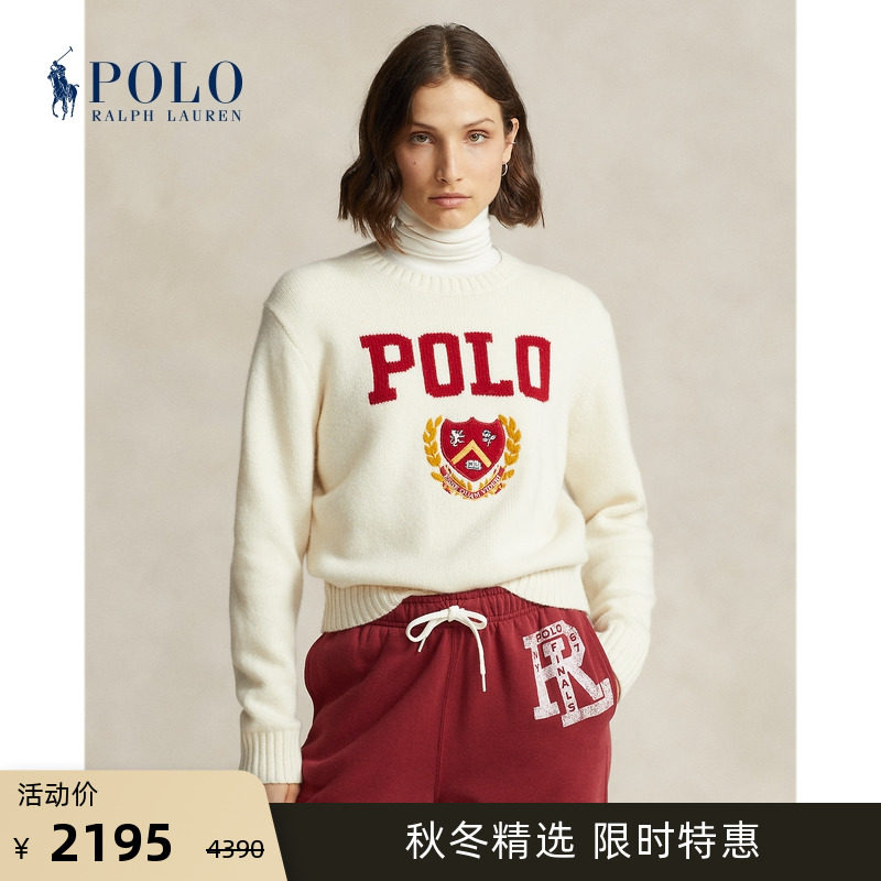 Ralph Lauren Rav Lauren women's dress 23 years of autumn easy version knitted goat sweatshirt RL24933 -Taobao
