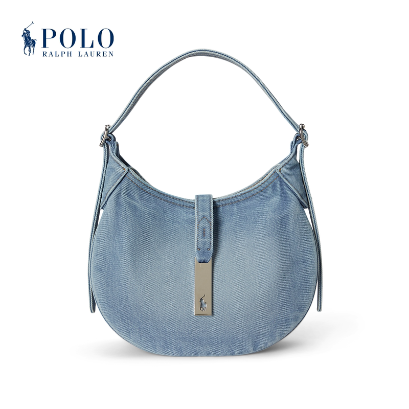 【Polo Id】Ralph Lauren Women's 26 Spring Denim Small Shoulder Bag 【Polo Id】Ralph Lauren Women's 26 Spring Denim Small Shoulder Bag