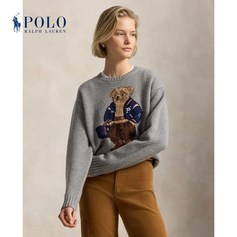 Ralph Lauren/Ralph Lauren Women's Clothing 26 Fall Polo Bear Loose-Fit Knitwear Rl28322 Ralph Lauren/Ralph Lauren Women's Clothing 26 Fall Polo Bear Loose-Fit Knitwear Rl28322