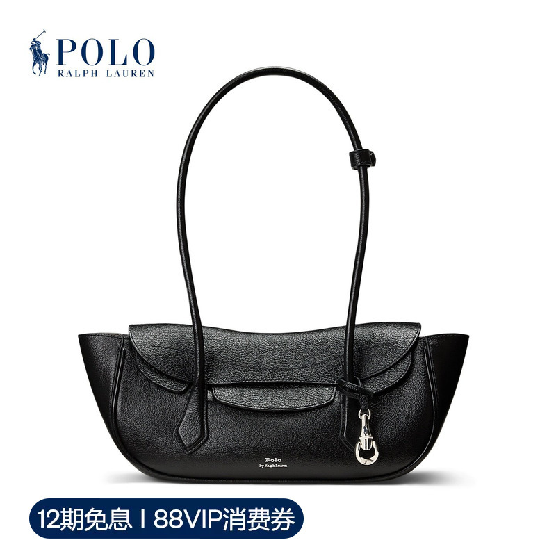 【Polo Blaze】Ralph Lauren/Ralph Lauren Women's Small Leather Shoulder Bag