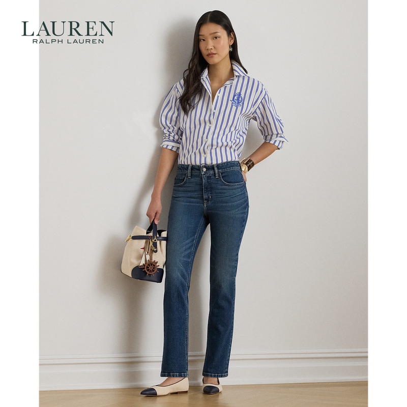 Lauren/Ralph Lauren Women's Spring 2026 High-Waisted Straight-Leg Ankle-Length Jeans Rl62964