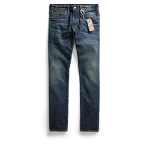 RRL Mens Classic High Waist Slim Fit Trim Jeans RL90260