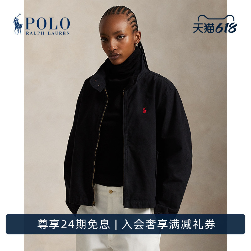 Ralph Lauren/Ralph Lauren Women's Classic Cotton Canvas Jacket Rl26953 Ralph Lauren/Ralph Lauren Women's Classic Cotton Canvas Jacket Rl26953