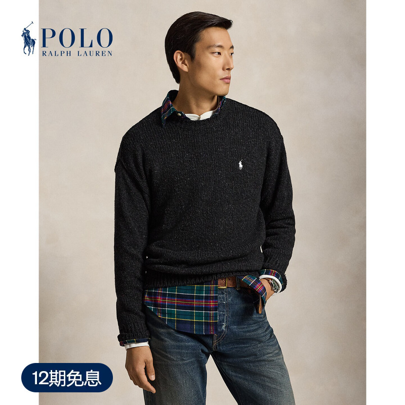 [Tmall Exclusive] Ralph Lauren/Ralph Lauren Men's Clothing 26 Autumn Crew Neck Knit Sweater Rl101547