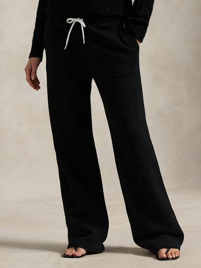 Ralph Lauren/Ralph Lauren Women's 2026 Early Spring Drawstring Wide-Leg Sweatpants Rl27546