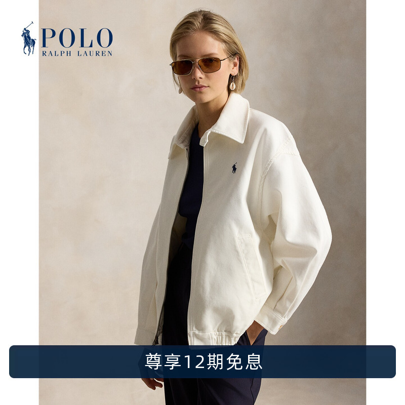Ralph Lauren/Ralph Lauren Women's Spring 26 Large Size Double-Sided Cotton Jacket Rl27812 Ralph Lauren/Ralph Lauren Women's Spring 26 Large Size Double-Sided Cotton Jacket Rl27812
