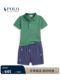 Ralph Lauren/Ralph Lauren Baby 25Th Early Autumn Mesh Polo Shirt and Shorts Set