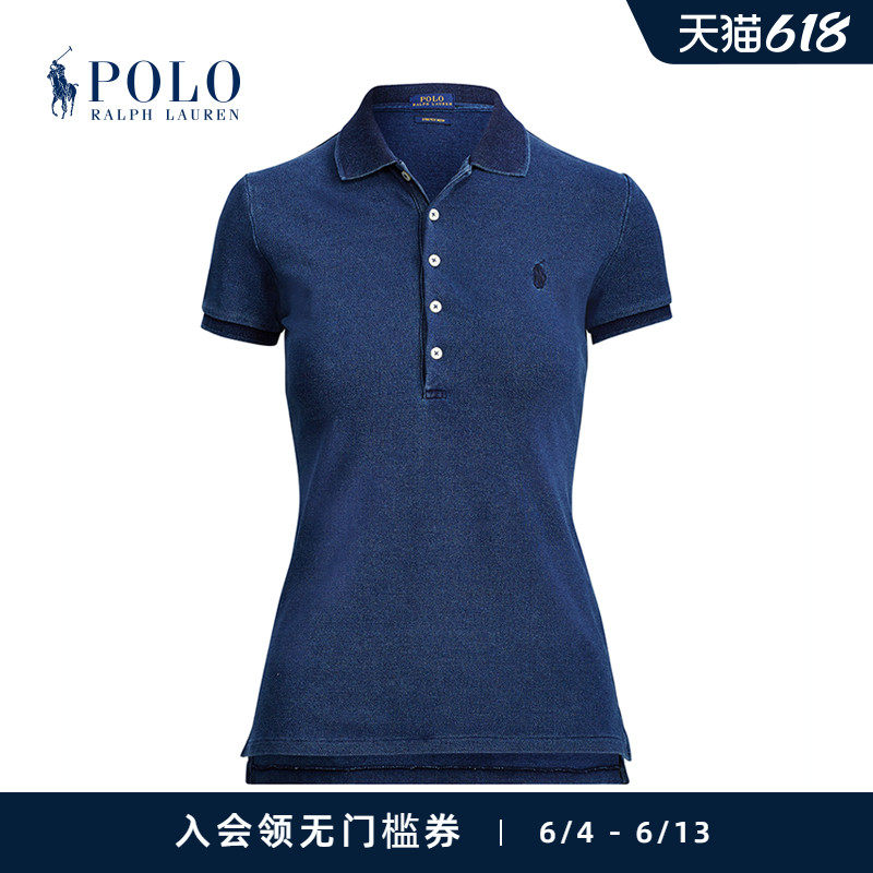 Ralph Lauren Ralph women's dress classic with a body elastic short sleeve Polo shirt RL20385