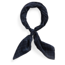 PURPLE LABEL mens autumn 24 plaid mulberry silk scarf RL93672