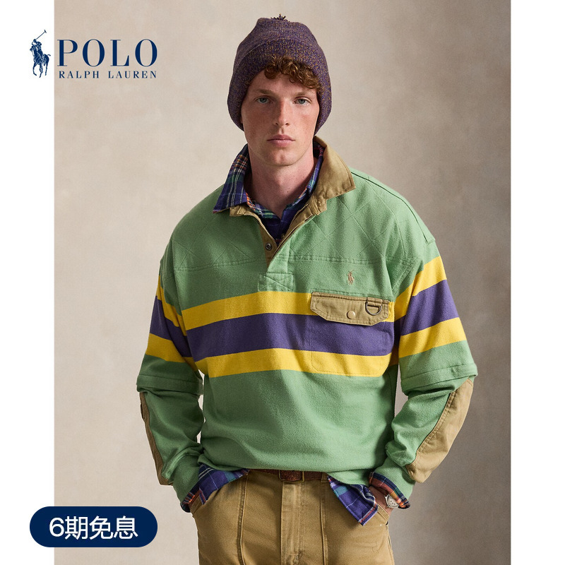 Ralph Lauren/Ralph Lauren Men's 26Th Autumn Loose Fit Cotton Rugby Shirt Rl101620