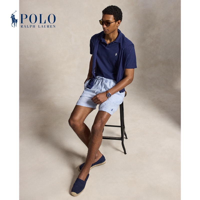 Ralph Lauren/Ralph Lauren Men's 26 Early Autumn Lateef Classic Edition Linen Shorts Rl101158