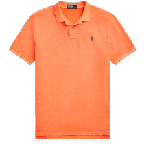 Ralph Lauren Lavren Lauren Men and Women dans la même section 24 Spring Classic Edition coton teint en tissu teint Polo shirt