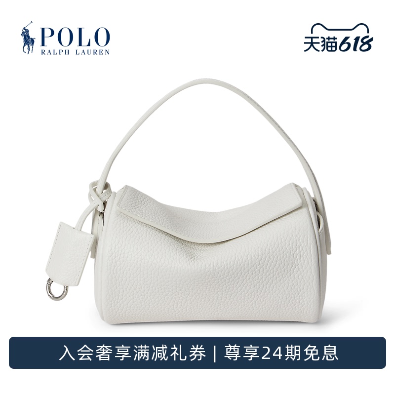 【Polo Play】Ralph Lauren/Ralph Lauren Women's 26 Spring Leather Mini Crossbody Cylinder Bag 【Polo Play】Ralph Lauren/Ralph Lauren Women's 26 Spring Leather Mini Crossbody Cylinder Bag