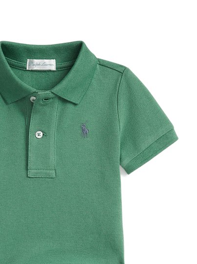 Ralph Lauren/Ralph Lauren Baby 25Th Early Autumn Mesh Polo Shirt and Shorts Set