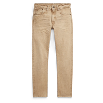RRL Mens Spring 24 High Waist Slim Fit Cotton Brown Jeans RL94075