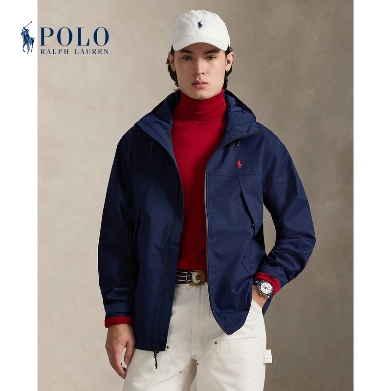 Ralph Lauren/Ralph Lauren Men's Classic Lightweight Hooded Jacket Rl100352 Ralph Lauren/Ralph Lauren Men's Classic Lightweight Hooded Jacket Rl100352