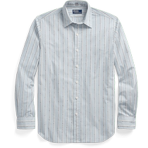Ralph Lauren Mens 24th Early Fall Classic Striped Printed Shirt RL18459