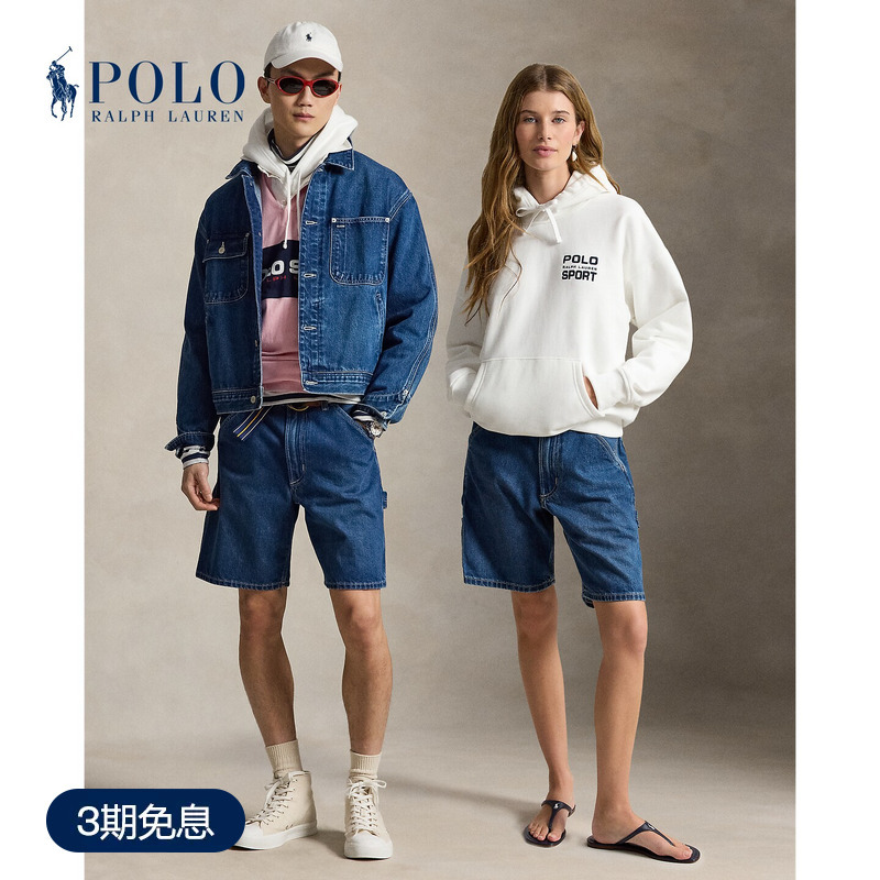 Ralph Lauren/Ralph Lauren Unisex Classic Polo Sport Loose-Fit Cotton Shorts