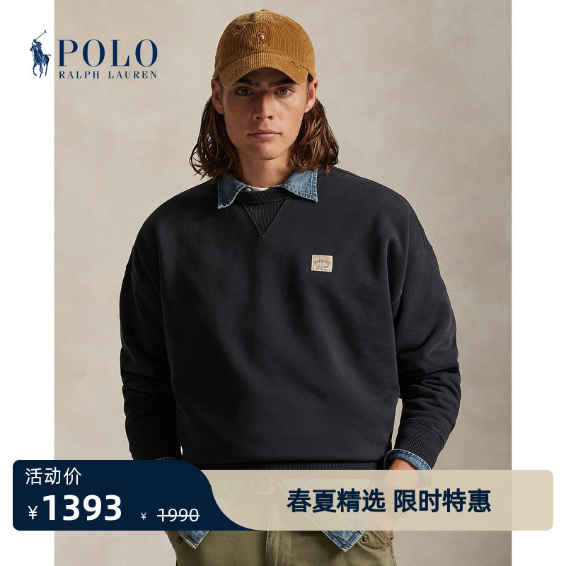 Ralph Lauren/Ralph Lauren Men's Classic Loose Fit Cotton Sweatshirt Rl100534