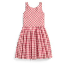 Ralph Lauren Girls 24 Early Autumn Checkered Pattern Cotton Dress RL41825