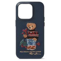 Ralph Lauren classic Polo Bear leather iPhone 15 phone case