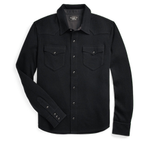 RRL Mens Fall 24 Slim Fit Western Style Shirt-style Knitted Sweater RL93751