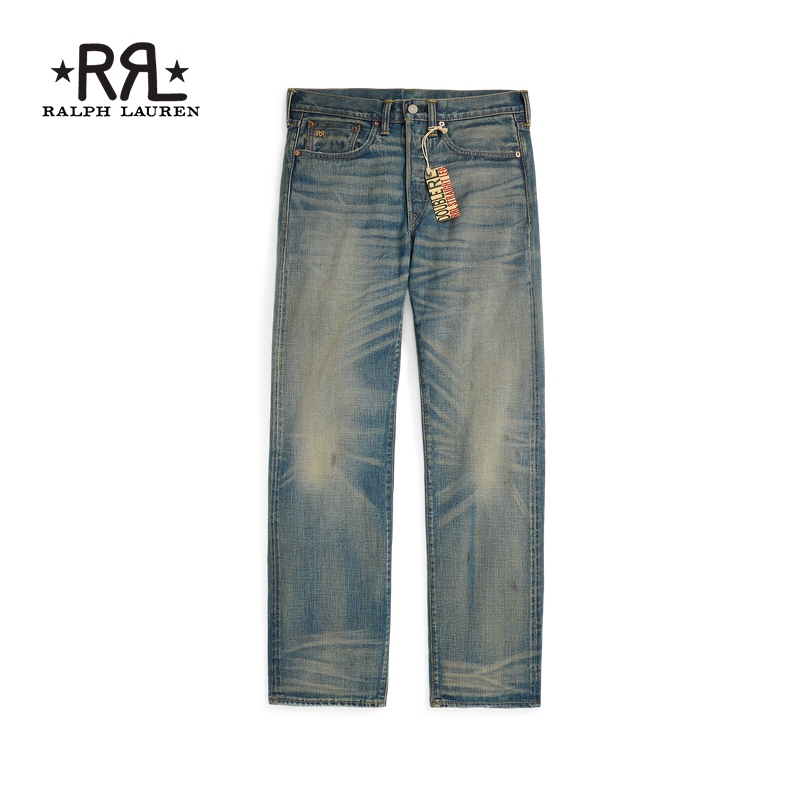 Rrl Men's Classic Milner Straight-Fit Cotton Trim Jeans Rl94582 Rrl Men's Classic Milner Straight-Fit Cotton Trim Jeans Rl94582