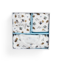 Ralph Lauren Baby and Child 24 Autumn Polo Bear Cotton Three-piece Gift Set