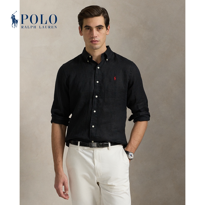 Ralph Lauren/Ralph Lauren Men's Classic Fit Linen Shirt Rl19694-1 Ralph Lauren/Ralph Lauren Men's Classic Fit Linen Shirt Rl19694-1