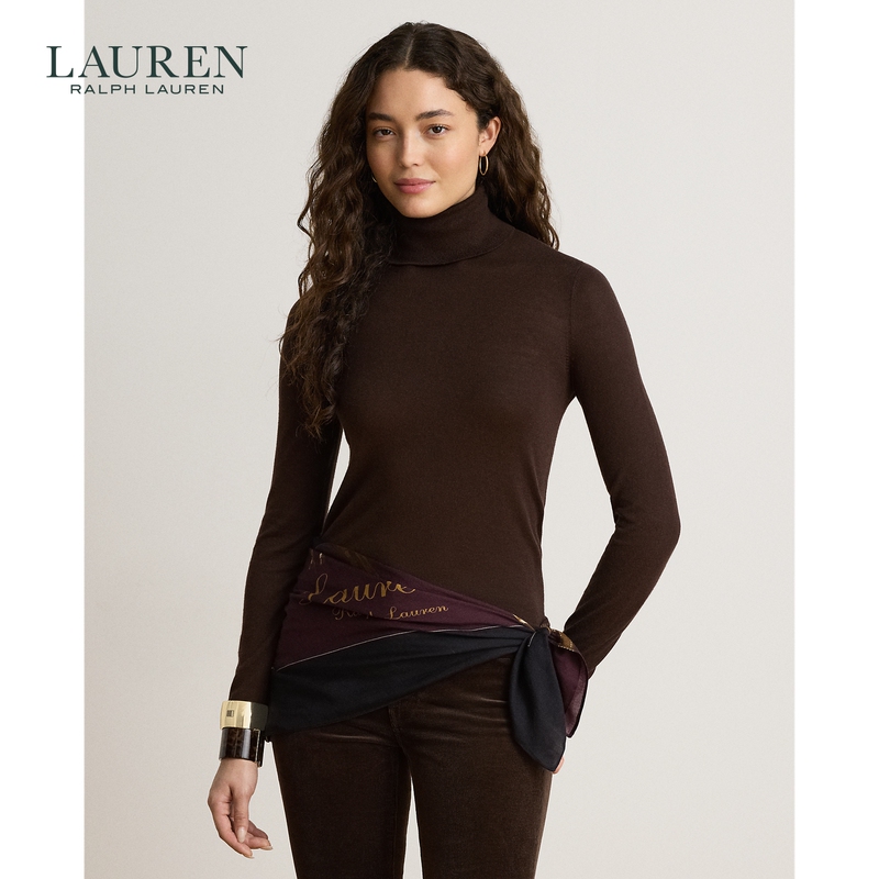 Lauren/Ralph Lauren Women's Fall 26 Slim Fit Turtleneck Sweater Rl63324 Lauren/Ralph Lauren Women's Fall 26 Slim Fit Turtleneck Sweater Rl63324