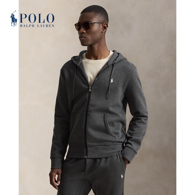 Ralph Lauren/Ralph Lauren Men's 26 Autumn Double-Sided Knitted Full-Zip Hoodie Rl101303 Ralph Lauren/Ralph Lauren Men's 26 Autumn Double-Sided Knitted Full-Zip Hoodie Rl101303