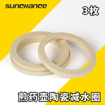 Ceramic frying pot water reduction ring practical small accessories