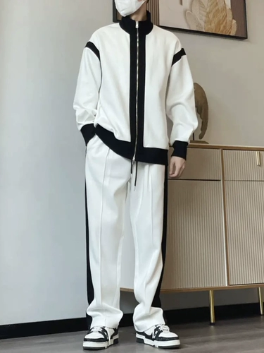 Осенняя толстовка, модные штаны подходит для мужчин и женщин, комплект для отдыха