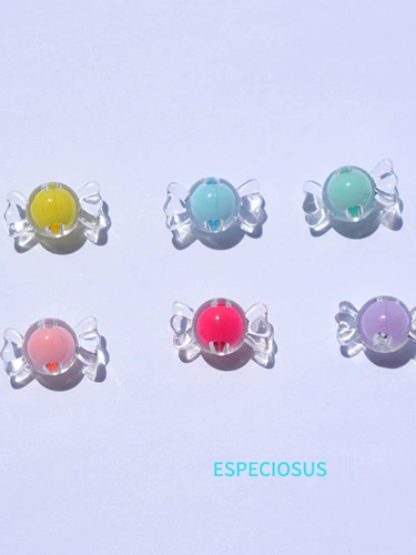 Браслет из бисера ручной работы, акриловые мультяшные бусины, аксессуар, аксессуары, DIY, 22мм, 40 шт