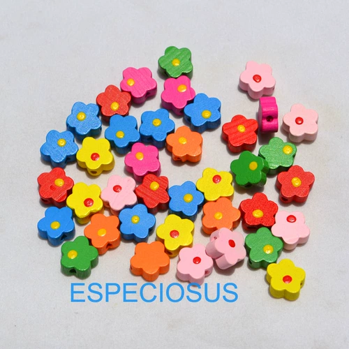 Детский сад ручной работы маленький свежий мультфильм деревян и рисовые бусинки