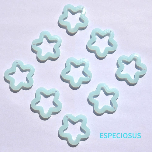 Акриловые бусины, аксессуар, аксессуары, серьги, подвеска, в цветочек, DIY