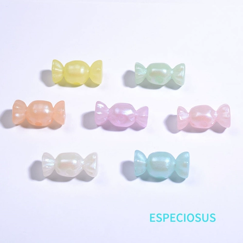Желеобразные акриловые мультяшные конфеты, свободные бусины, ювелирные изделия «сделай сам», аксессуары, большие отверстия, разделительные бусины, лента для волос, материал для бисера
