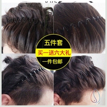 Metal hairpin wire pressure hair band mens headband hairpin boys  back new trendy mens wavy black