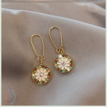 Retro earrings simple long jewelry womens double tassel ear bone new trendy European and American new small ear stud ear bone nail