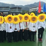 Детский головной убор с изображением подсолнуха