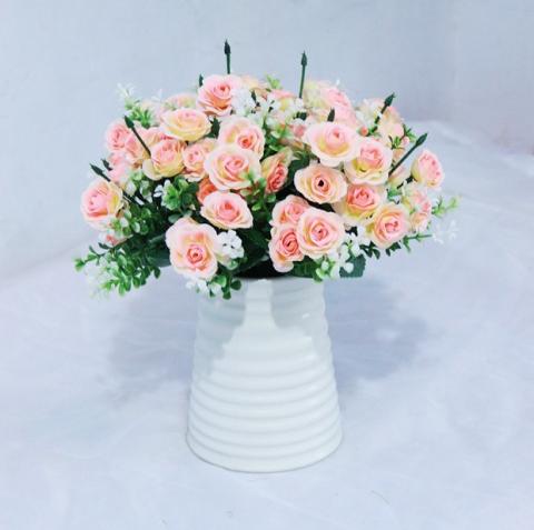 Mô phỏng hoa hướng dương 7 ngã ba hoa mô phỏng hoa trang trí nhà phòng khách đặt bàn hoa - Hoa nhân tạo / Cây / Trái cây cây đào giả