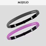 Силиконовая спортивная повязка на голову подходит для мужчин и женщин, одежда для йоги, антиперспирант, защищает от пота, для бега